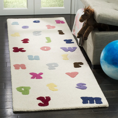 Safavieh Safavieh Kids 2'-3" x 7'-0" Rug in Ivory / Multi