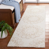 Safavieh Blossom 2'-3" x 8'-0" Rug in Ivory / Light Brown
