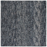 Safavieh Abstract 6'-0" x 6'-0" Rug in Black / Grey