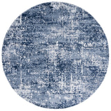 Safavieh Amelia 700 5'-3" x 5'-3" Rug in Ivory / Dark Blue