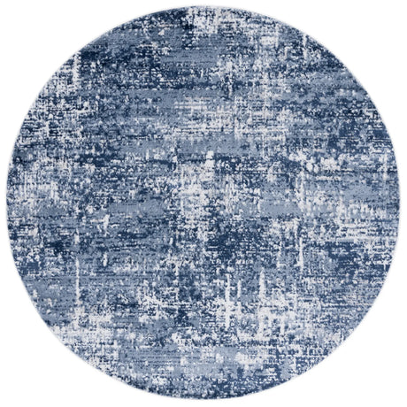 Safavieh Amelia 700 5'-3" x 5'-3" Rug in Ivory / Dark Blue