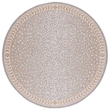 Safavieh Courtyard 5'-3" x 5'-3" Rug in Beige / Gold