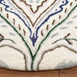Safavieh Bella 5'-0" x 5'-0" Rug in Ivory / Blue