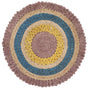 Safavieh Natural Fiber 3'-0" x 3'-0" Rug in Lavander / Multi