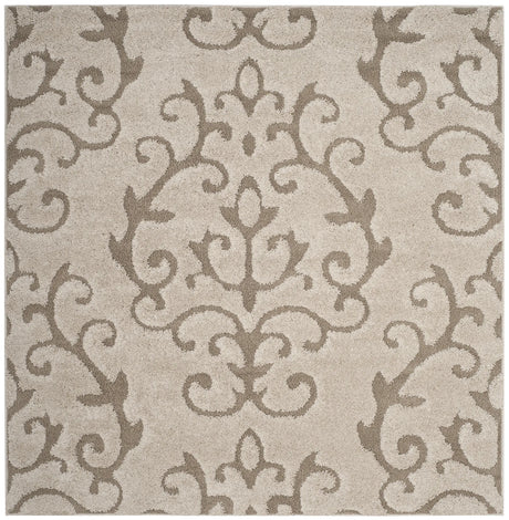 Safavieh Florida Shag 6'-7" x 6'-7" Rug in Cream / Beige
