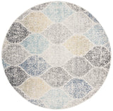 Safavieh Madison 5'-3" x 5'-3" Rug in Ivory / Blue