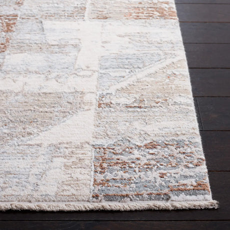 Safavieh Marmara 4'-0" x 6'-0" Rug in Beige / Blue Rust