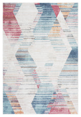 Safavieh Phoenix 500 4'-5" x 6'-5" Rug in Ivory / Blue