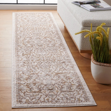 Safavieh Palma 2'-2" x 11'-0" Rug in Beige / Brown