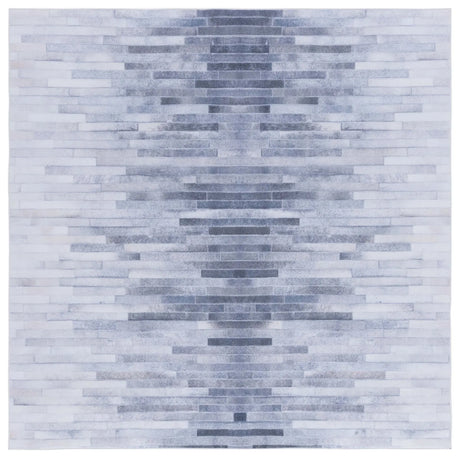 Safavieh Faux Hide 6'-0" x 6'-0" Rug in Light Grey / Grey