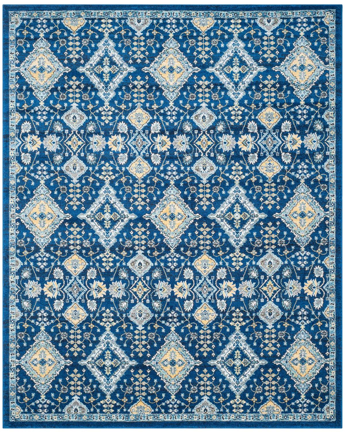 Safavieh Evoke 10'-0" x 14'-0" Rug in Royal / Ivory