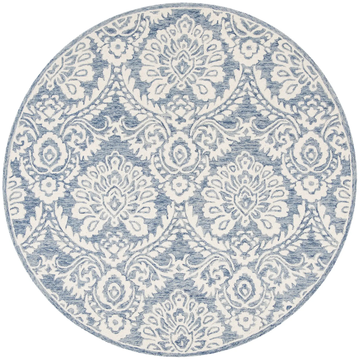 Safavieh Blossom 6'-0" x 6'-0" Rug in Blue / Ivory