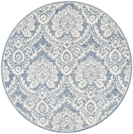 Safavieh Blossom 6'-0" x 6'-0" Rug in Blue / Ivory
