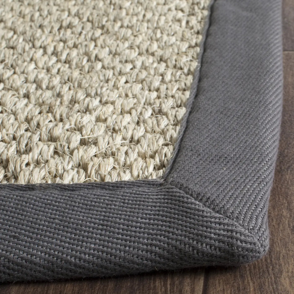 Safavieh Natural Fiber 2'-6" x 10'-0" Rug in Marble / Grey