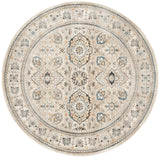 Safavieh Vintage Persian 5'-0" x 5'-0" Rug in Ivory / Light Grey