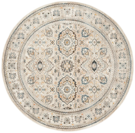 Safavieh Vintage Persian 5'-0" x 5'-0" Rug in Ivory / Light Grey