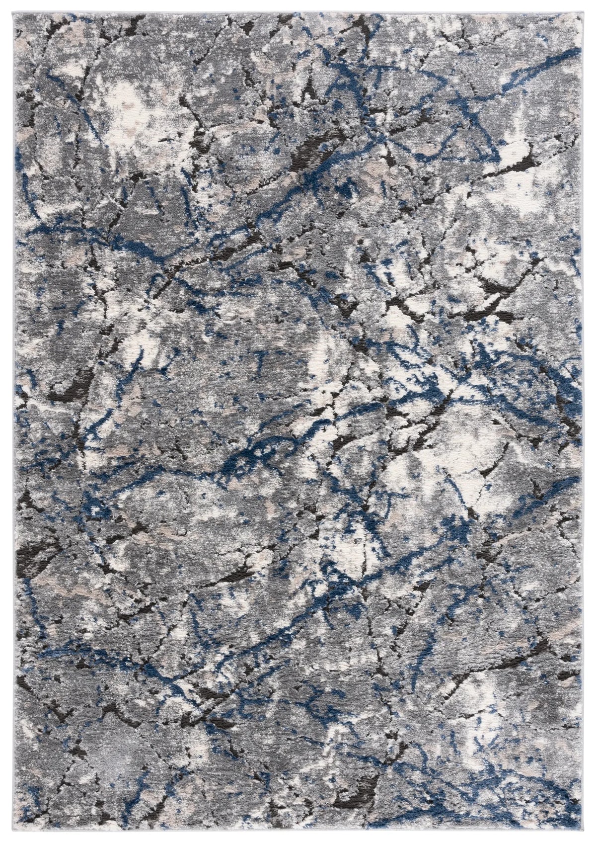 Safavieh Petra 4'-0" x 6'-0" Rug in Light Grey / Light Beige