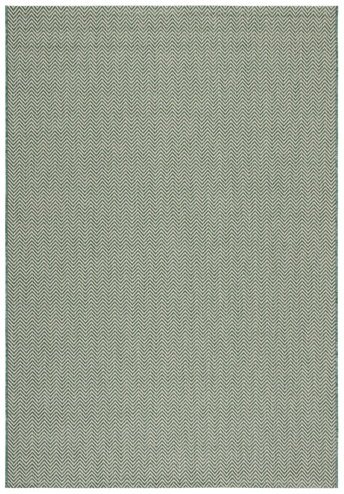 Safavieh Courtyard 4'-0" x 5'-7" Rug in Dark Green / Beige