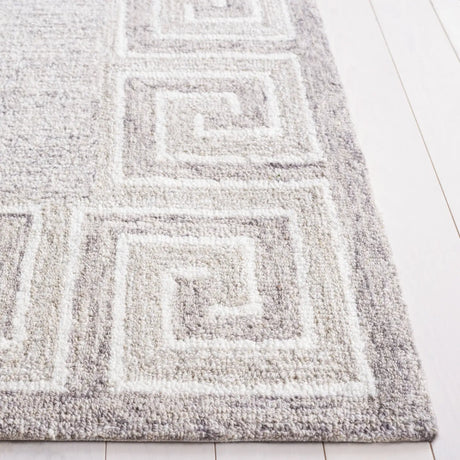 Safavieh Ebony 4'-0" x 6'-0" Rug in Dark Grey / Ivory