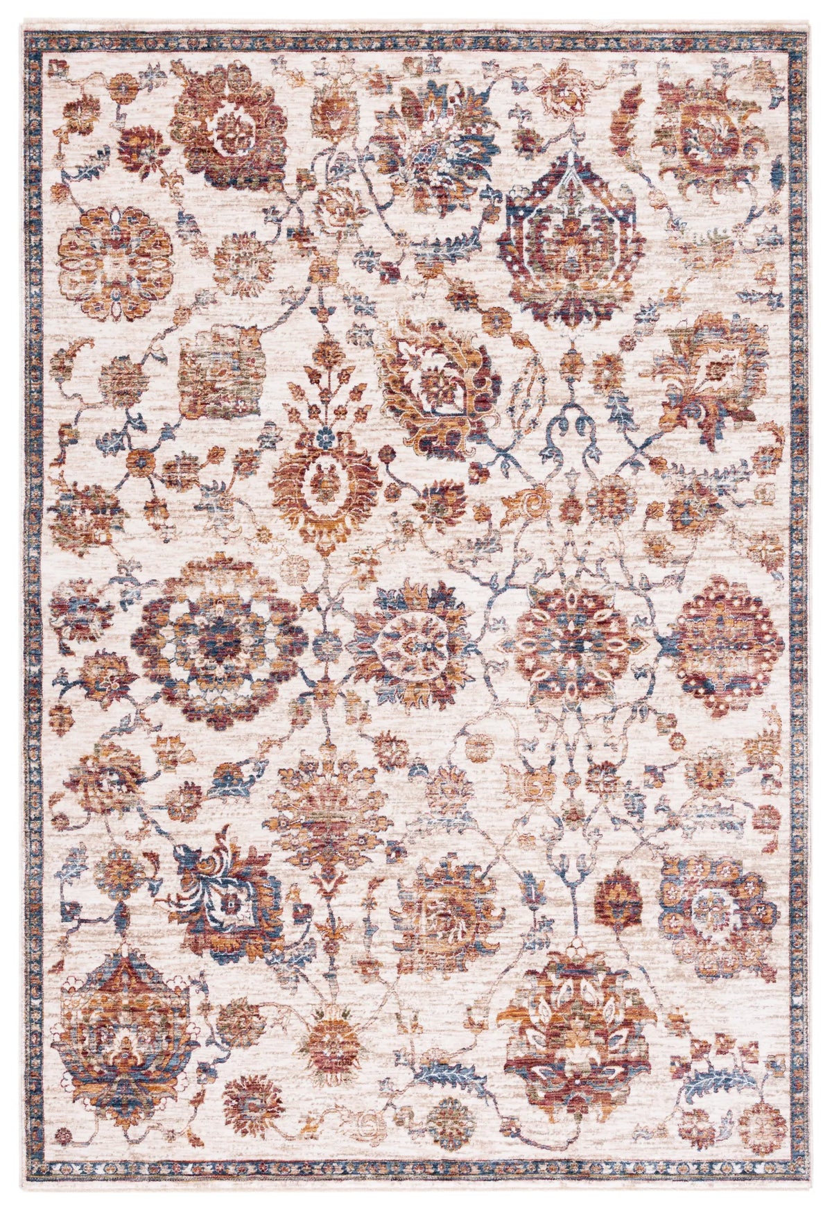 Safavieh Heirloom 700 4'-0" x 6'-0" Rug in Ivory / Navy