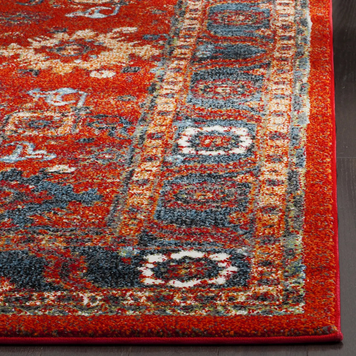 Safavieh Vintage Hamadan 4'-0" x 6'-0" Rug in Orange / Blue