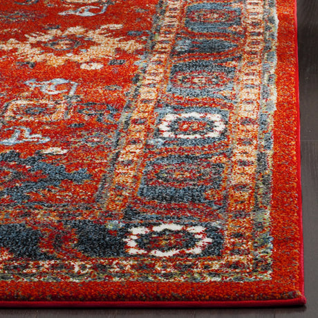 Safavieh Vintage Hamadan 4'-0" x 6'-0" Rug in Orange / Blue