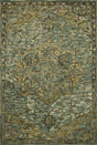 Loloi Victoria Vk-20 Dark Green / Tobacco Rugs - main flat