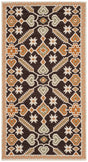 Safavieh Veranda 2'-7" x 5'-0" Rug in Chocolate / Terracotta