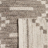 Safavieh Kilim 4'-0" x 6'-0" Rug in Grey / Ivory