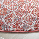 Safavieh Lagoon 6'-7" x 6'-7" Rug in Brown / Ivory