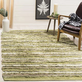 Safavieh Montauk 5'-0" x 8'-0" Rug in Green / Multi