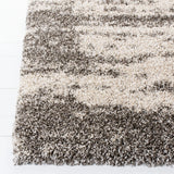 Safavieh Hudson Shag 4'-0" x 6'-0" Rug in Ivory / Grey