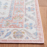 Safavieh Bayside 4'-0" x 6'-0" Rug in Ivory / Blue Pink
