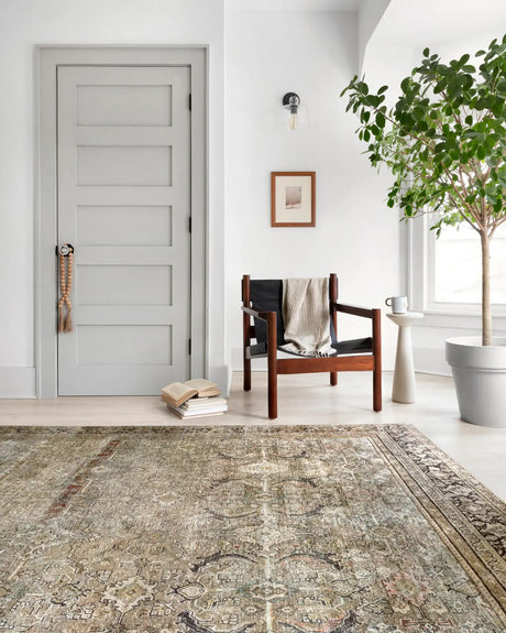 Loloi Layla Lay-03 Olive / Charcoal Rugs - room scene 1