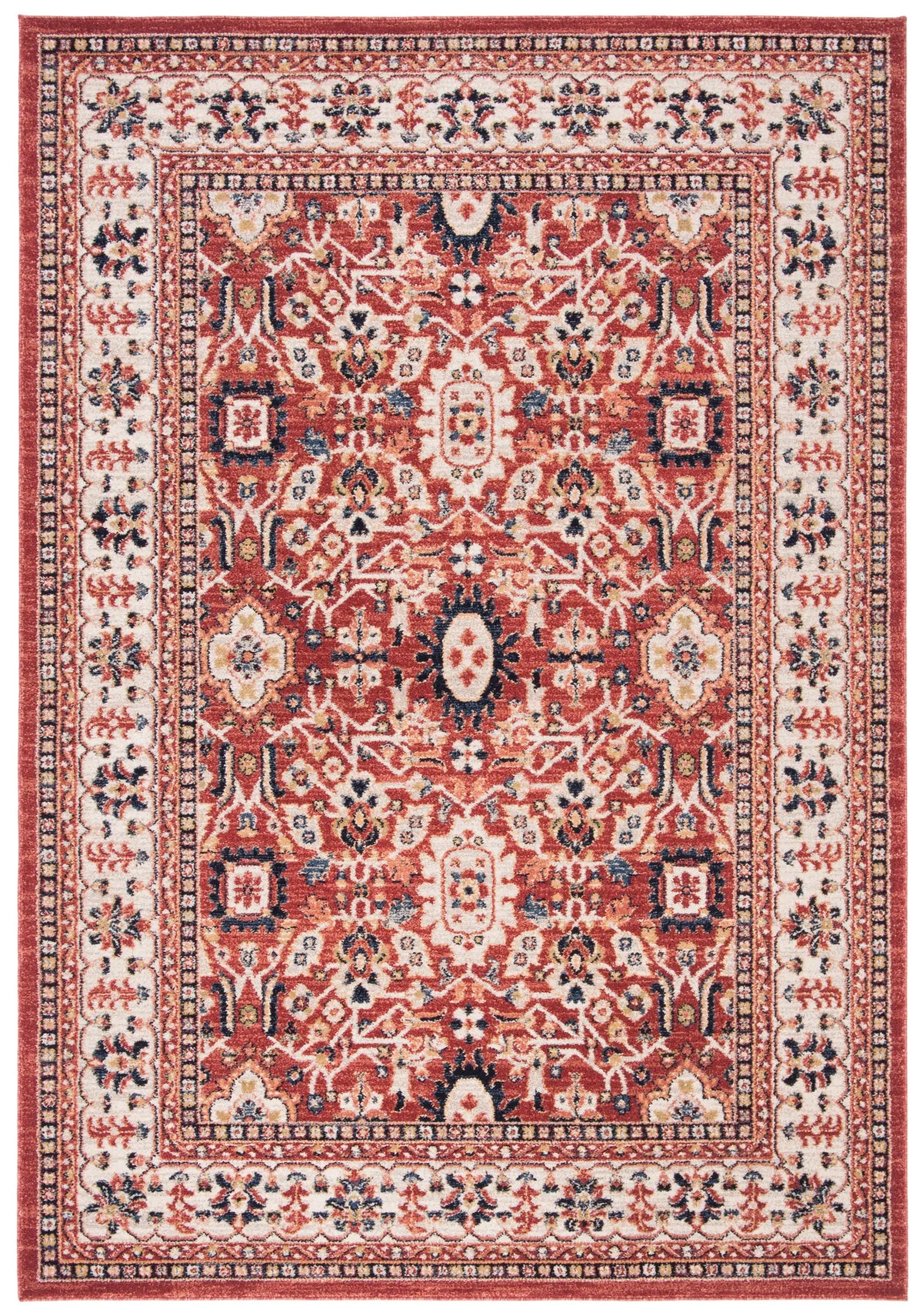 Safavieh Charleston 4'-0" x 6'-0" Rug in Red / Ivory