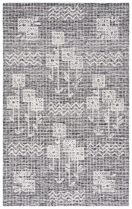 Safavieh Metro 4'-0" x 6'-0" Rug in Black / Ivory