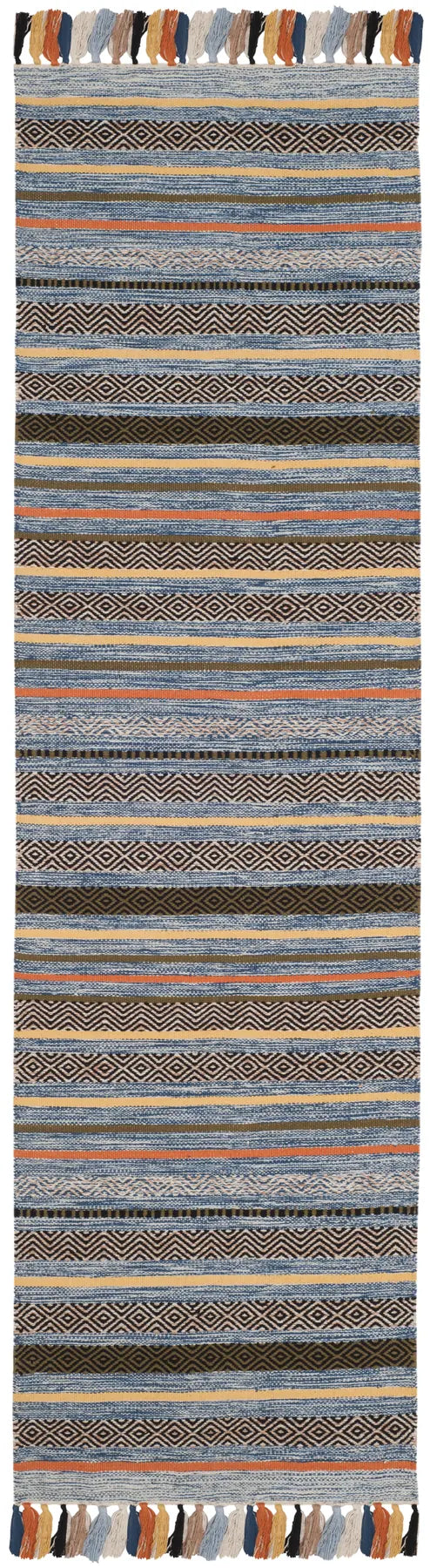 Safavieh Montauk 2'-3" x 8'-0" Rug in Blue / Multi