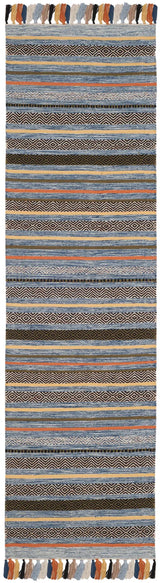 Safavieh Montauk 2'-3" x 8'-0" Rug in Blue / Multi