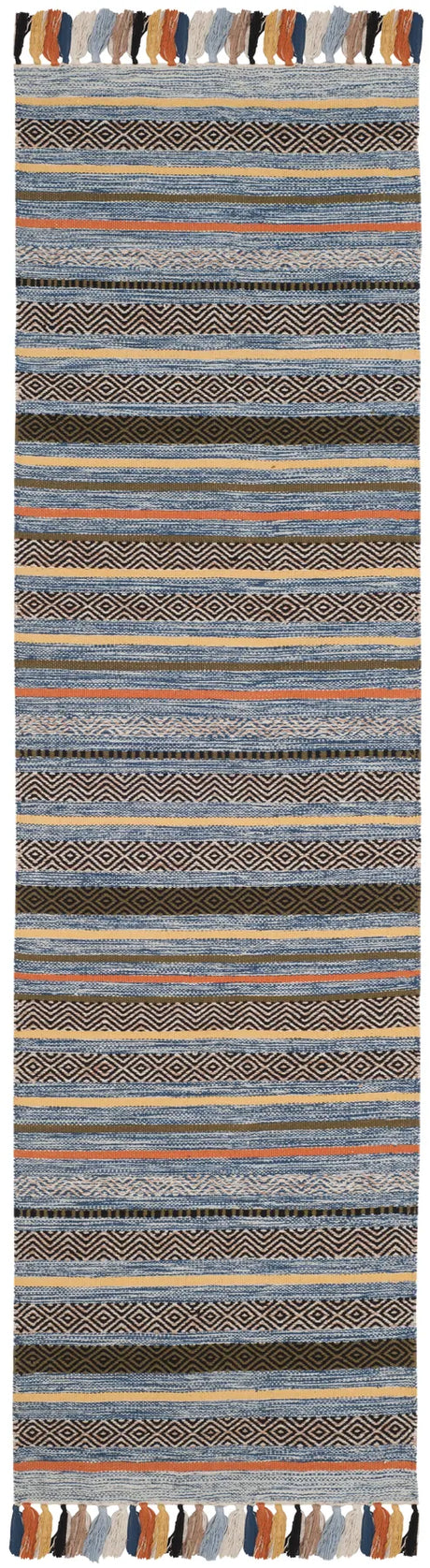 Safavieh Montauk 2'-3" x 8'-0" Rug in Blue / Multi