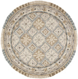 Safavieh Blossom 6'-0" x 6'-0" Rug in Beige / Light Blue