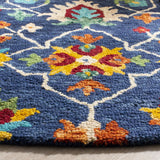 Safavieh Aspen 5'-0" x 5'-0" Rug in Navy / Red
