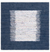 Safavieh Montauk 6'-0" x 6'-0" Rug in Ivory / Navy