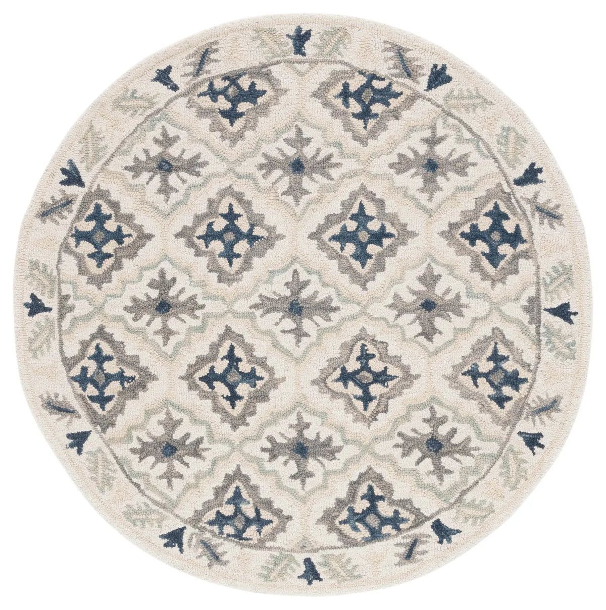 Safavieh Aspen 5'-0" x 5'-0" Rug in Ivory / Blue