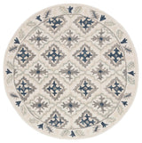 Safavieh Aspen 5'-0" x 5'-0" Rug in Ivory / Blue