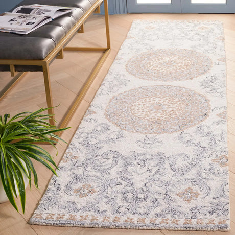 Safavieh Marquee 2'-3" x 8'-0" Rug in Beige / Grey