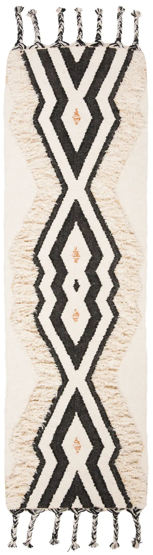 Safavieh Kenya 2'-3" x 10'-0" Rug in Ivory / Black Blue