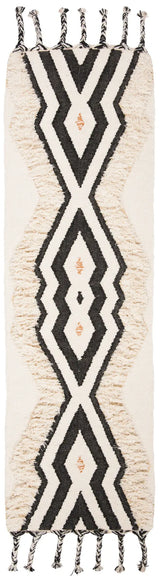 Safavieh Kenya 2'-3" x 10'-0" Rug in Ivory / Black Blue