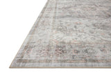 Loloi Heidi Hei-02 Dove/Blush Rugs - rug corner