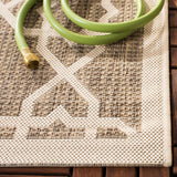 Safavieh Courtyard 5'-3" x 7'-7" Rug in Brown / Beige