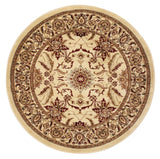 Safavieh Lyndhurst 5'-3" x 5'-3" Rug in Ivory / Ivory
